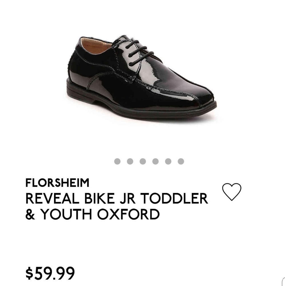 Florsheim Oxford dressing shoes Youth US2